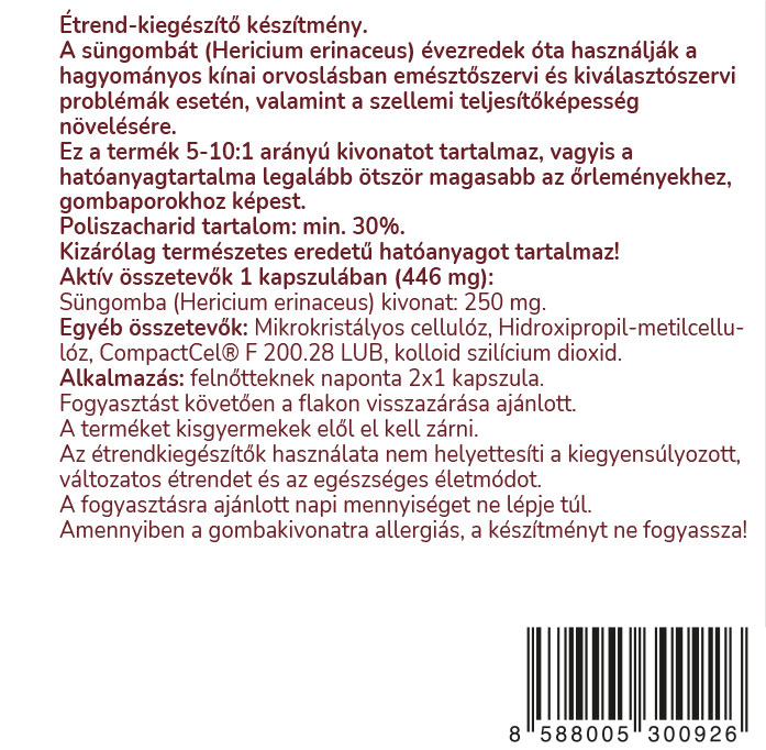 Mushi Süngomba kivonat - Image 2
