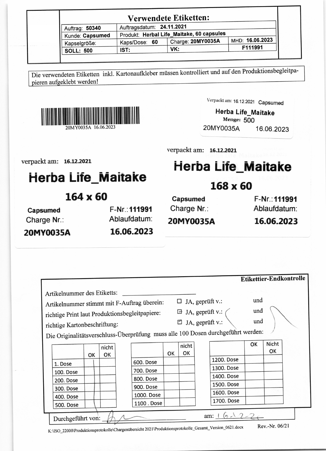 BIO Bokrosgomba kivonat (Maitake) / 90 db - Image 3